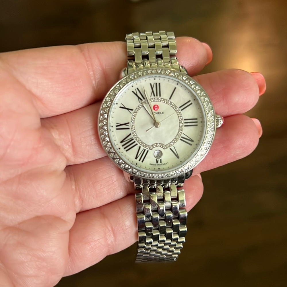 Michele Serein Women’s Watch Mother of Pearl